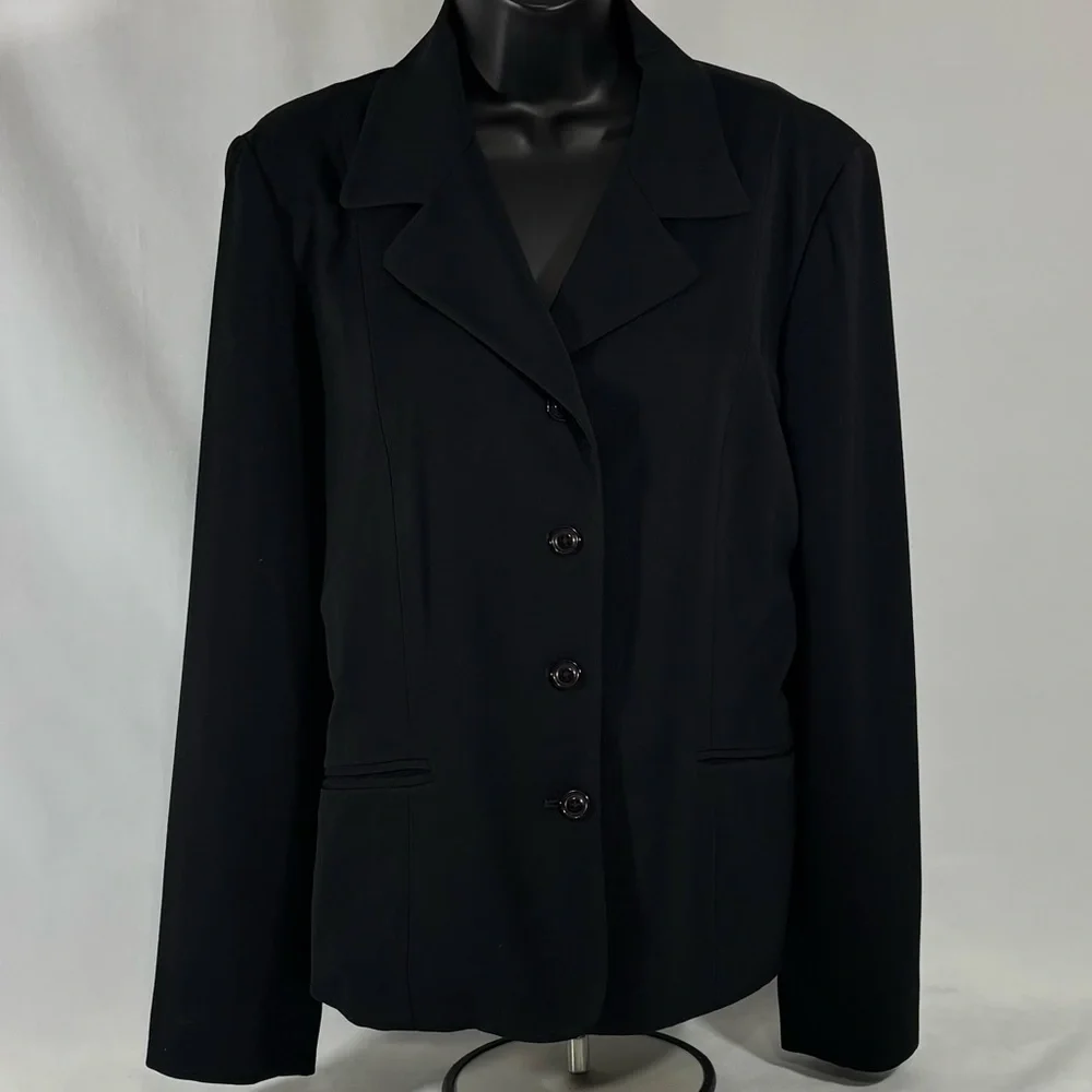 Eddie Bauer Elegant Black Suit Jacket - Picture 1 of 6